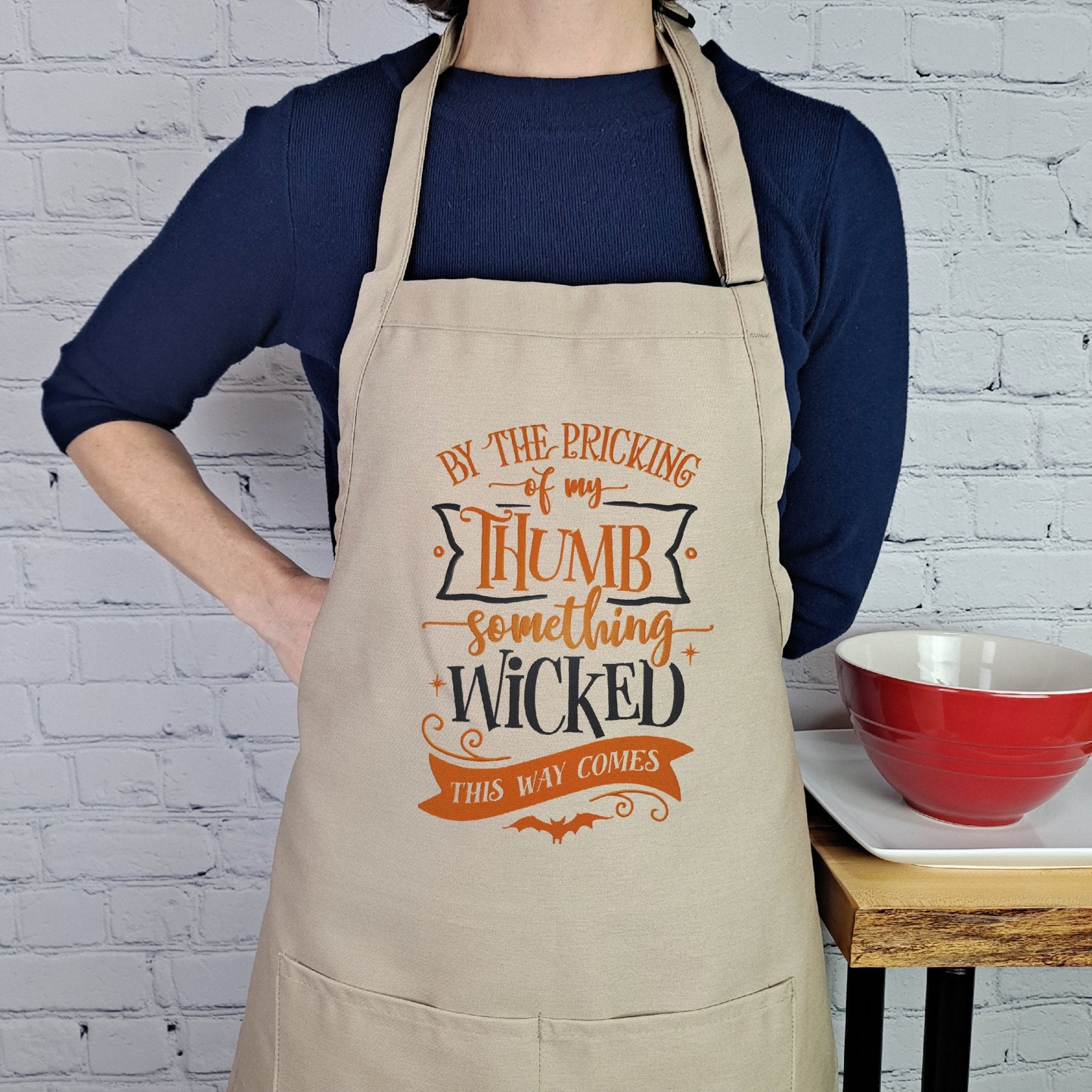 {{product_title}} – {{color}} embroidered kitchen apron