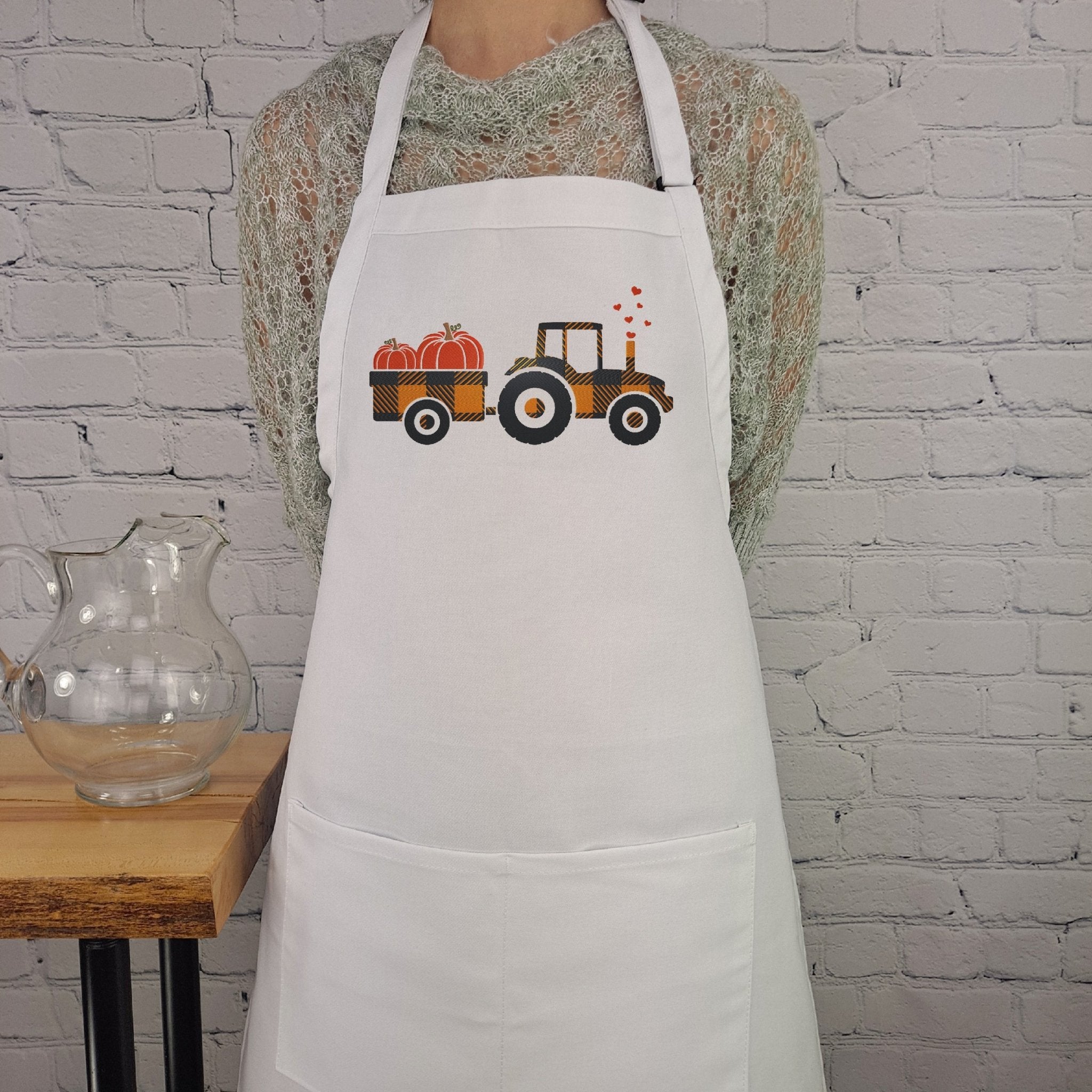 {{product_title}} – {{color}} embroidered kitchen apron