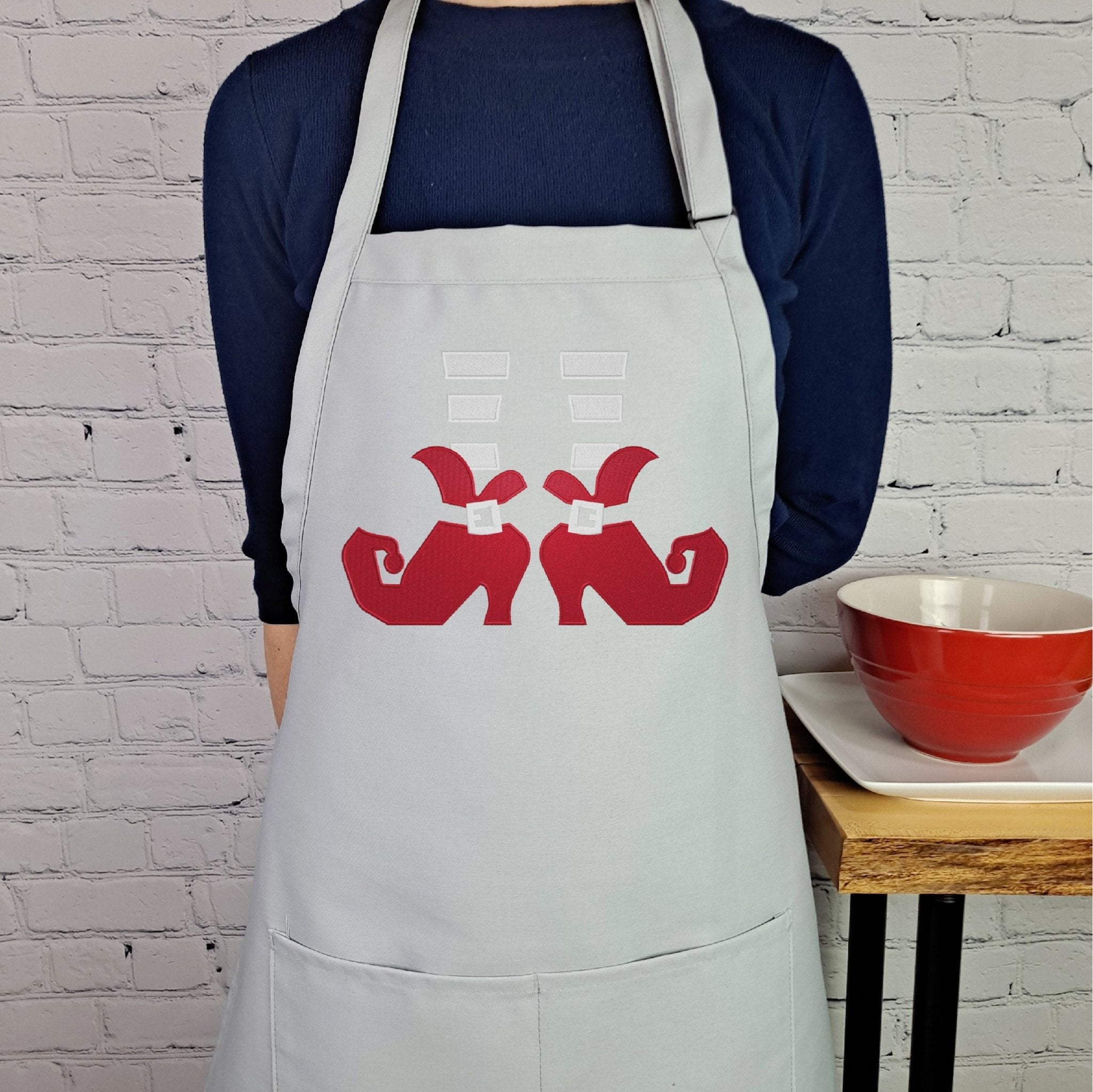 {{product_title}} – {{color}} embroidered kitchen apron