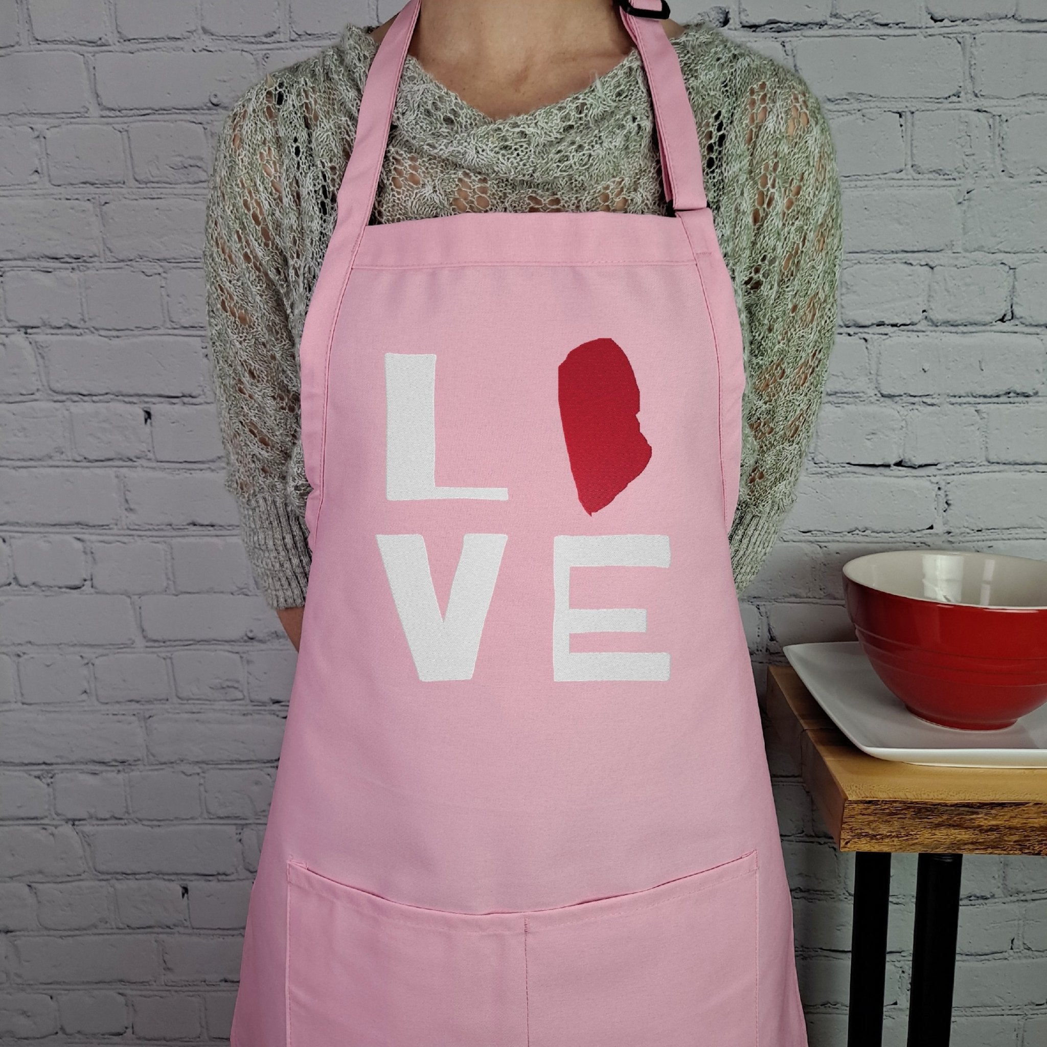 {{product_title}} – {{color}} embroidered kitchen apron