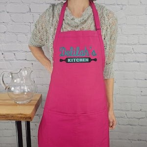 {{product_title}} – {{color}} embroidered kitchen apron