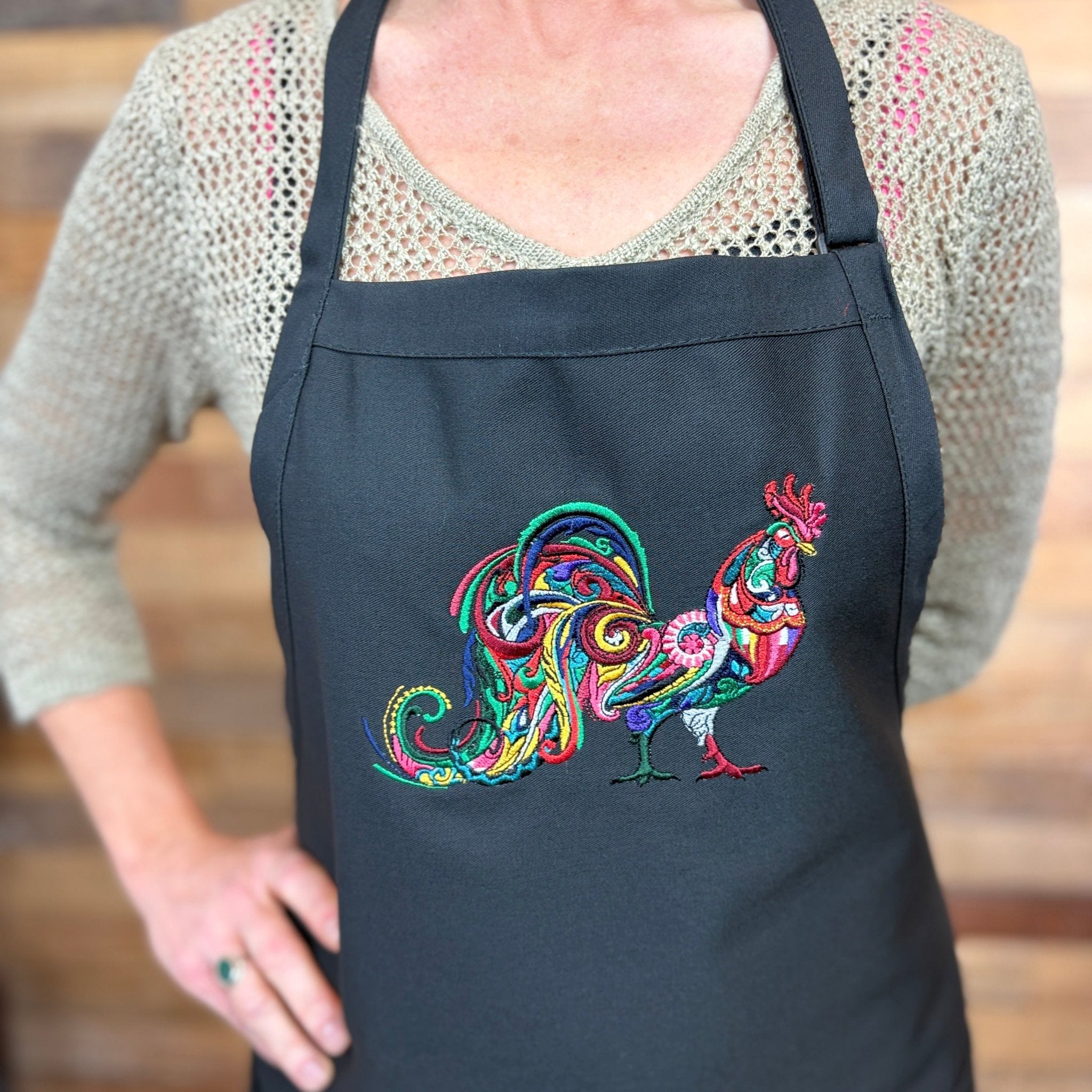 {{product_title}} – {{color}} embroidered kitchen apron