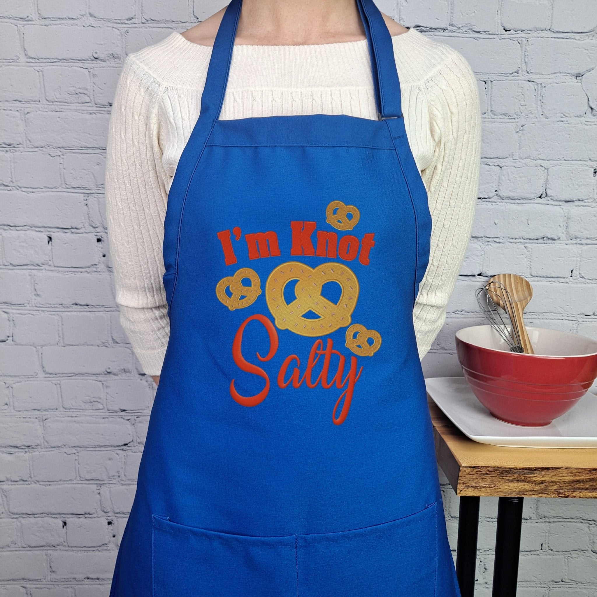 {{product_title}} – {{color}} embroidered kitchen apron