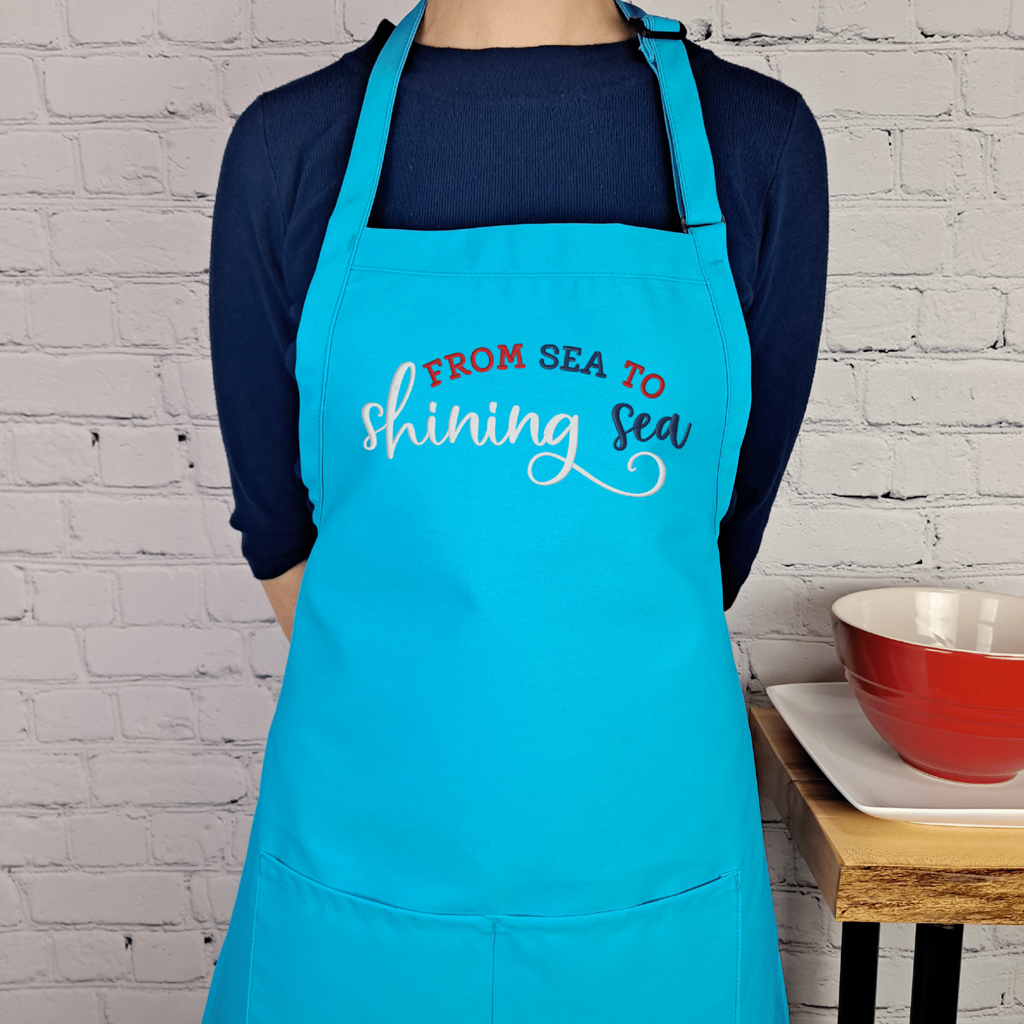 {{product_title}} – {{color}} embroidered kitchen apron
