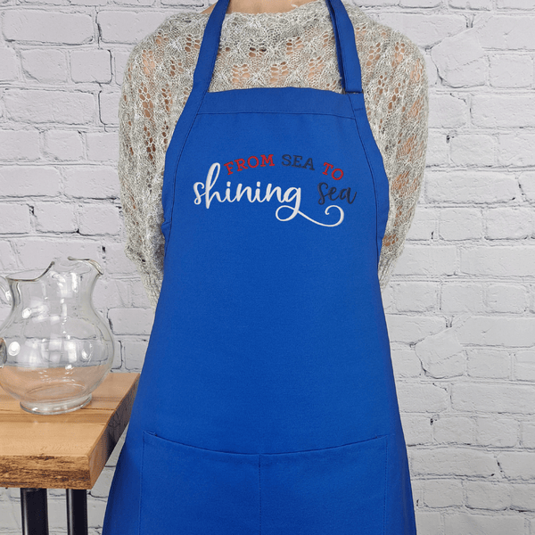 {{product_title}} – {{color}} embroidered kitchen apron