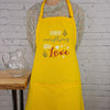 {{product_title}} – {{color}} embroidered kitchen apron