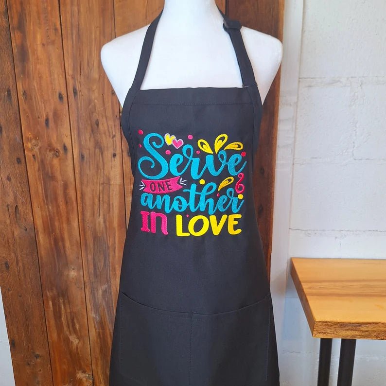 {{product_title}} – {{color}} embroidered kitchen apron