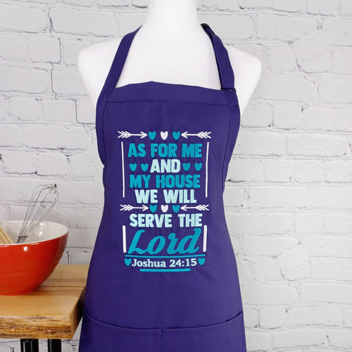 {{product_title}} – {{color}} embroidered kitchen apron