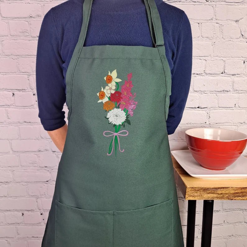 {{product_title}} – {{color}} embroidered kitchen apron
