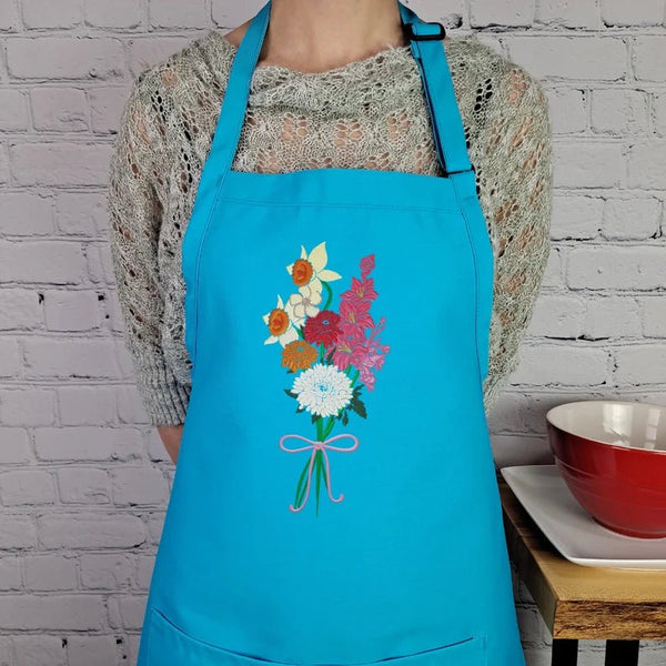 {{product_title}} – {{color}} embroidered kitchen apron