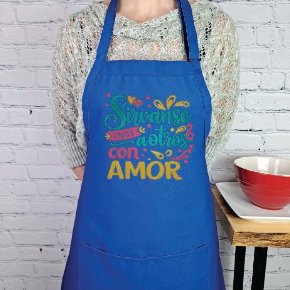 {{product_title}} – {{color}} embroidered kitchen apron