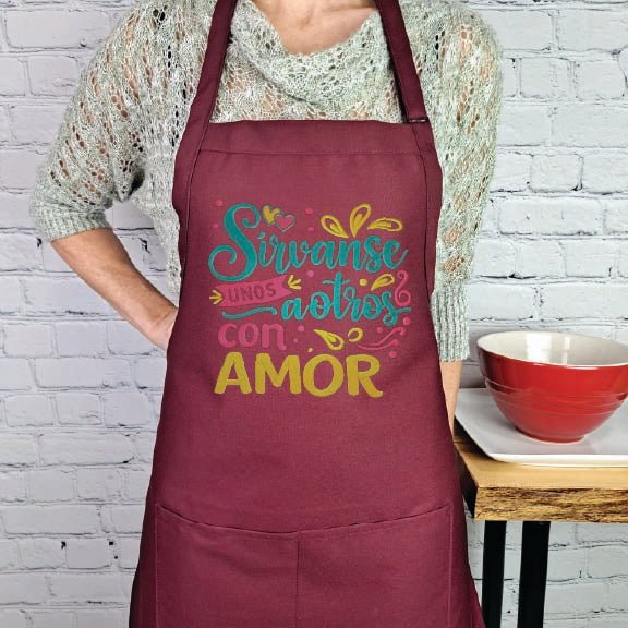 {{product_title}} – {{color}} embroidered kitchen apron