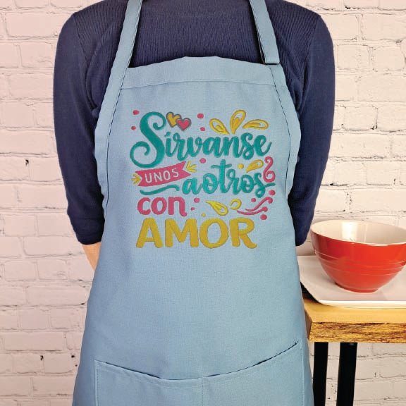 {{product_title}} – {{color}} embroidered kitchen apron