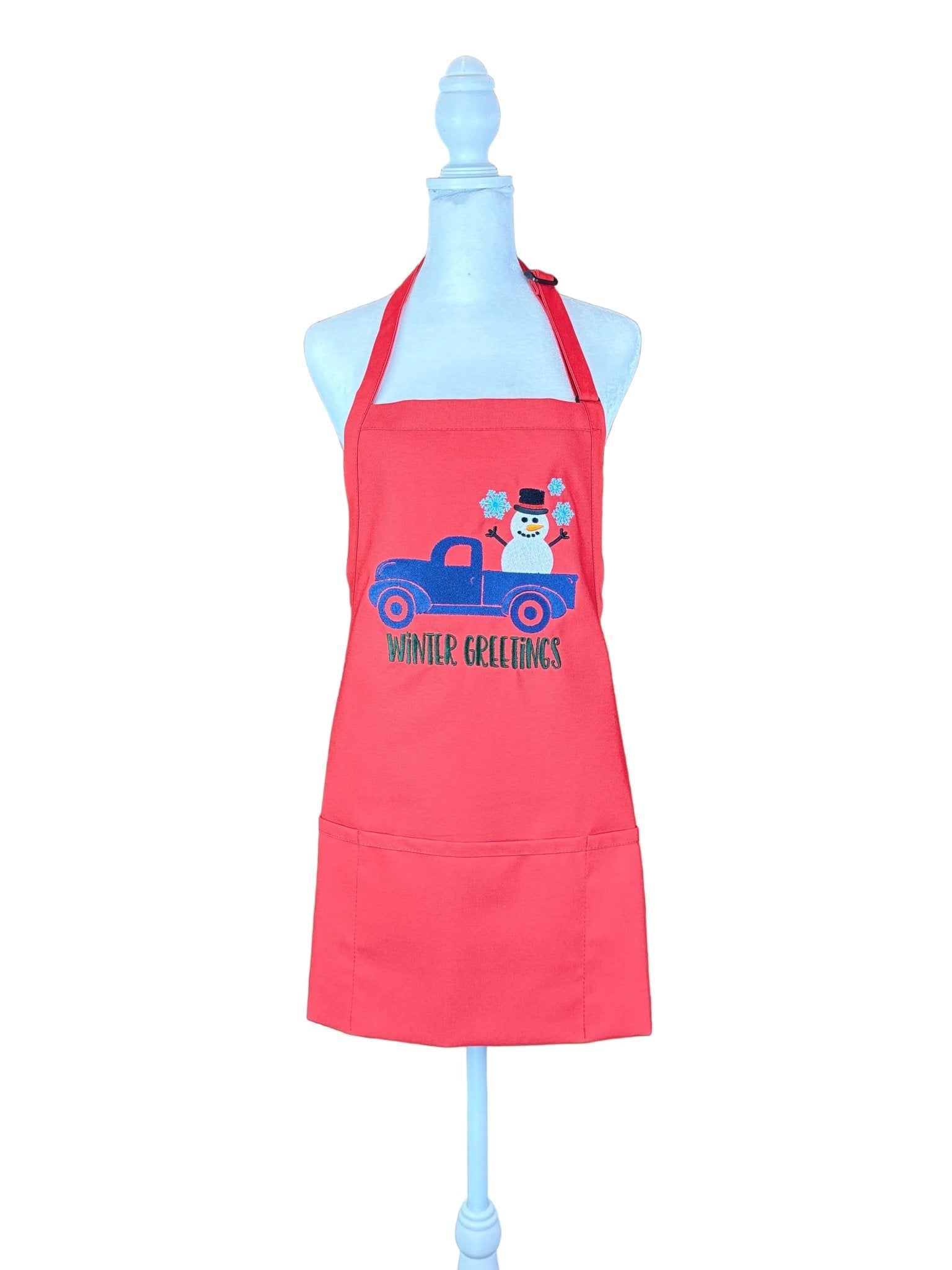 {{product_title}} – {{color}} embroidered kitchen apron
