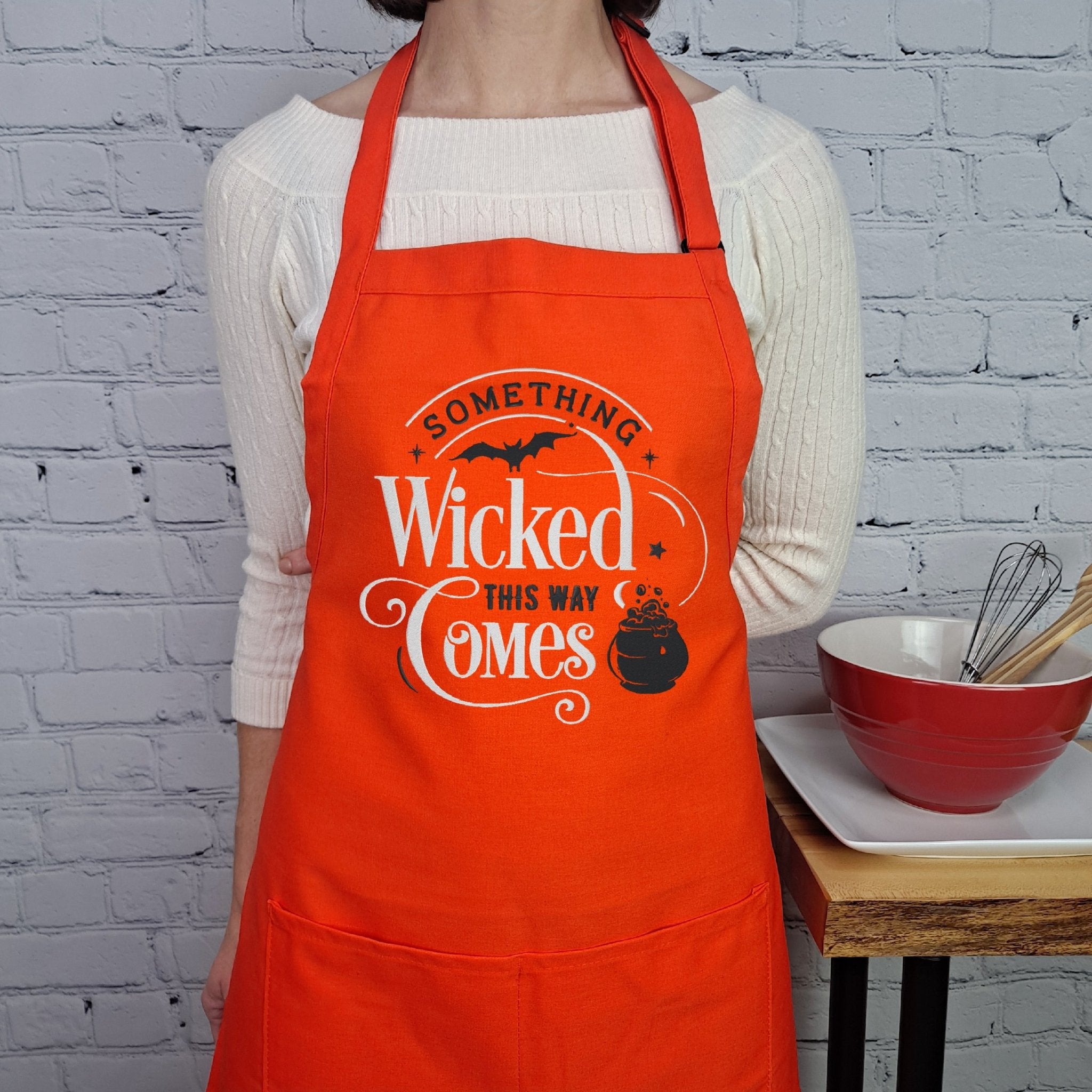 {{product_title}} – {{color}} embroidered kitchen apron