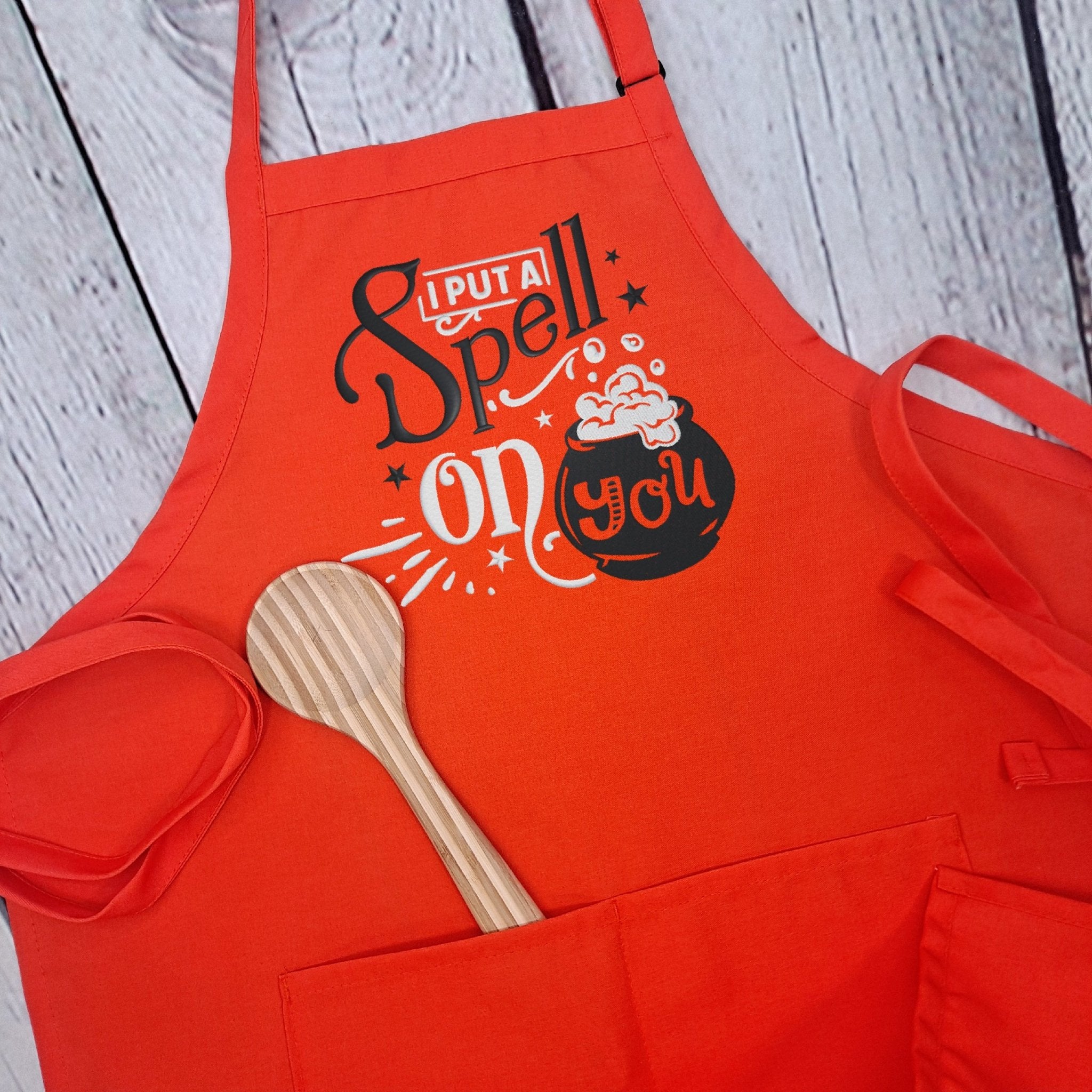 {{product_title}} – {{color}} embroidered kitchen apron