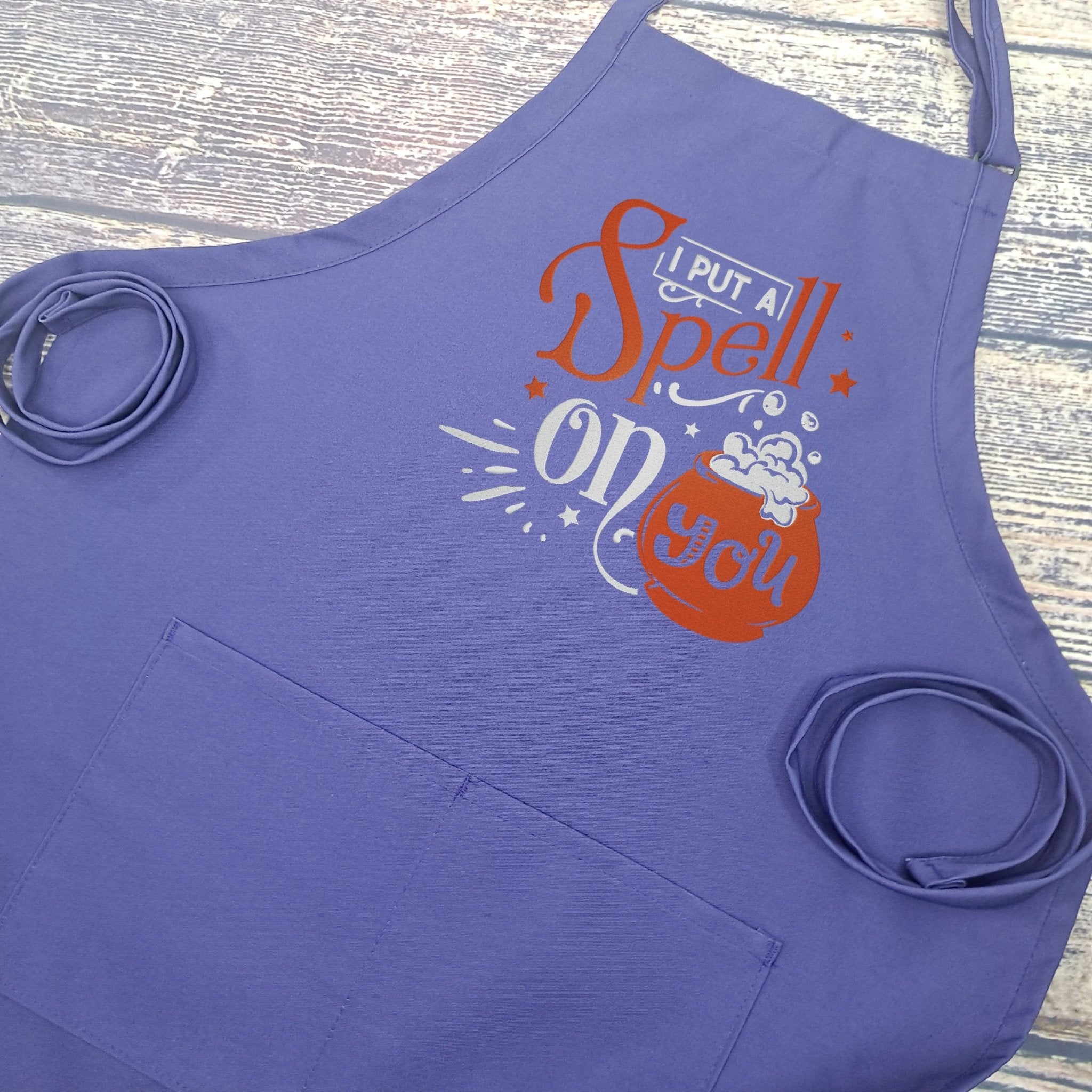 {{product_title}} – {{color}} embroidered kitchen apron