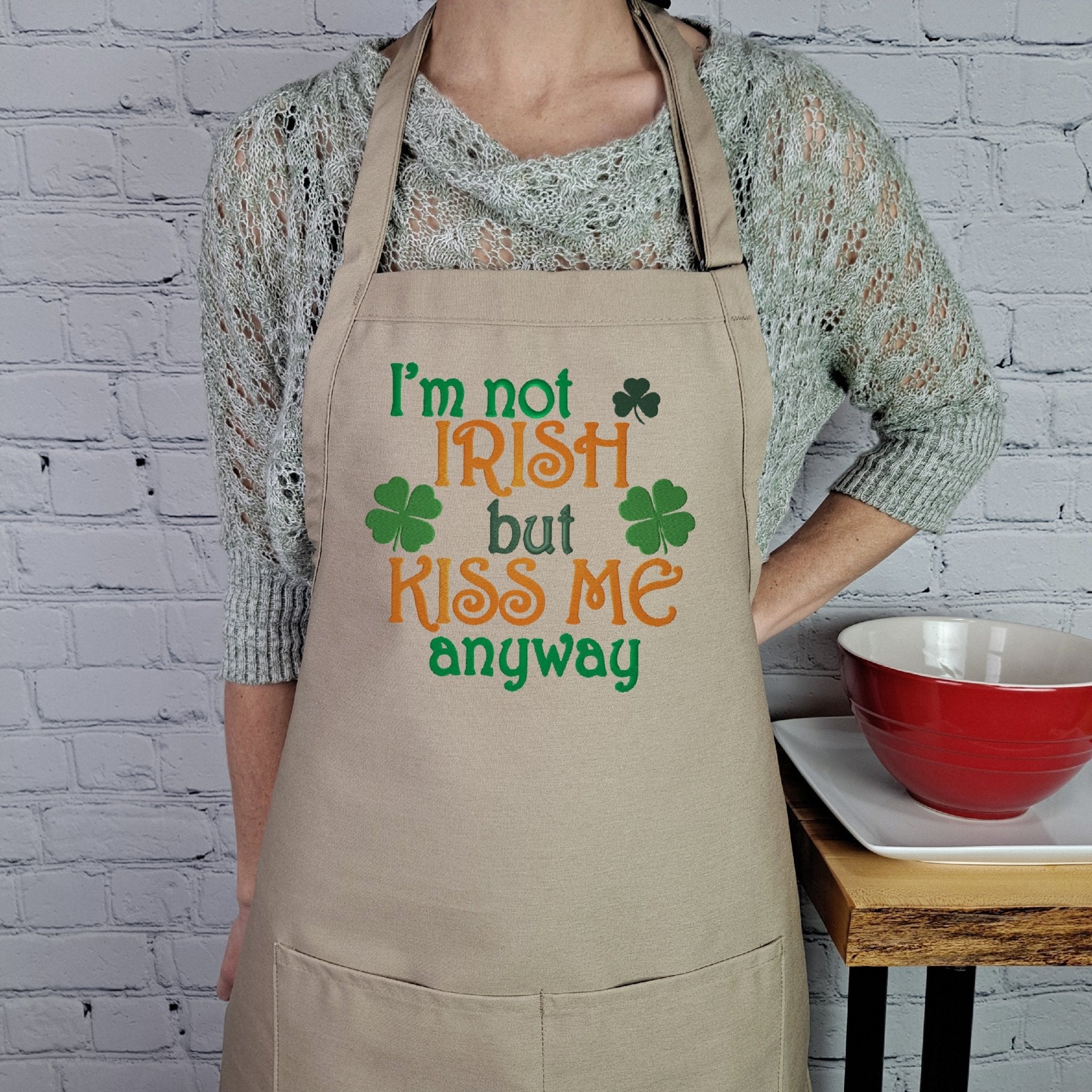 {{product_title}} – {{color}} embroidered kitchen apron