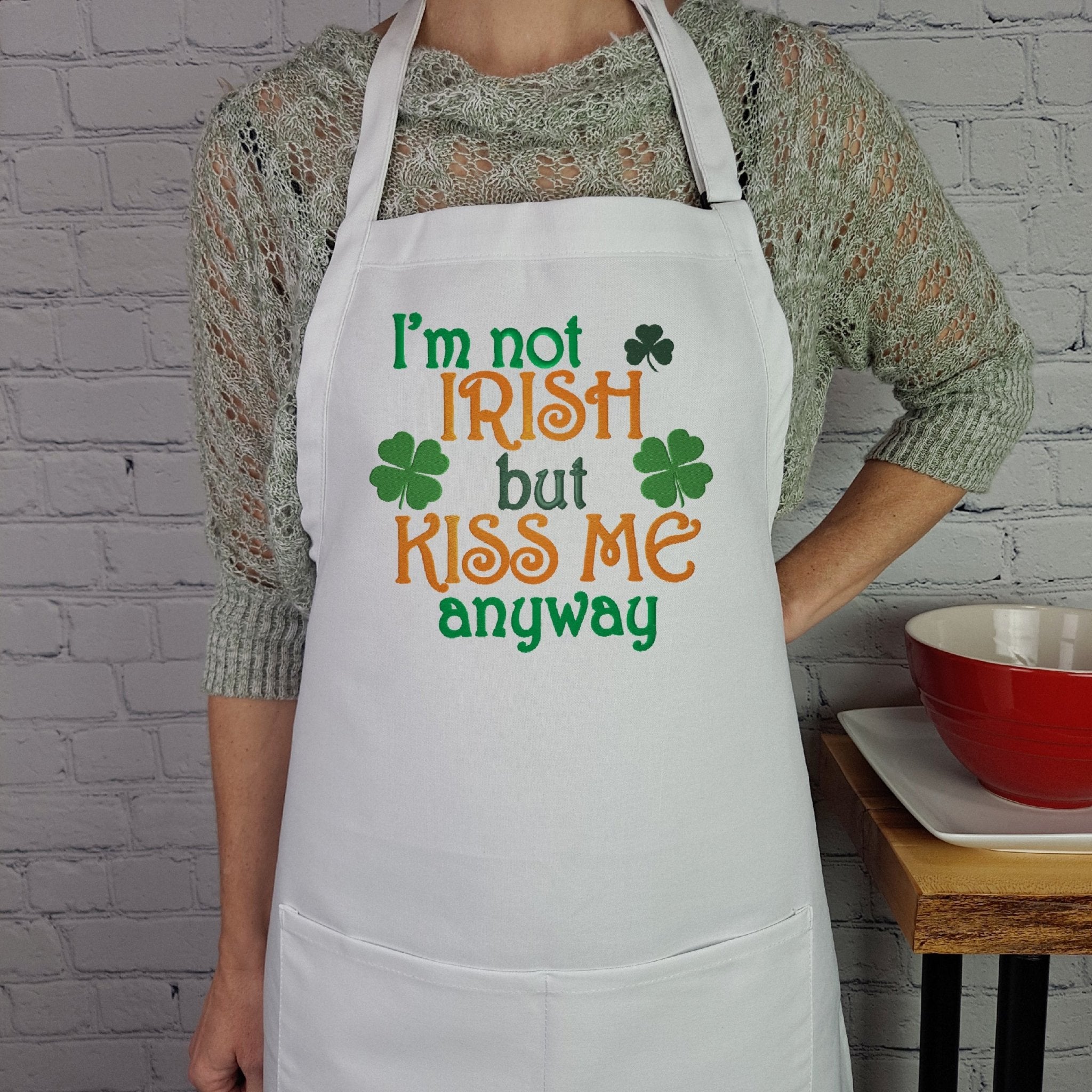 {{product_title}} – {{color}} embroidered kitchen apron