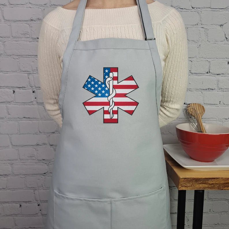 {{product_title}} – {{color}} embroidered kitchen apron