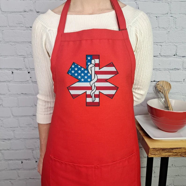{{product_title}} – {{color}} embroidered kitchen apron