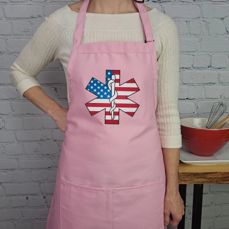 {{product_title}} – {{color}} embroidered kitchen apron