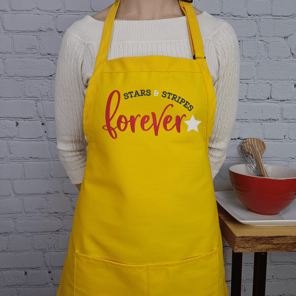 {{product_title}} – {{color}} embroidered kitchen apron