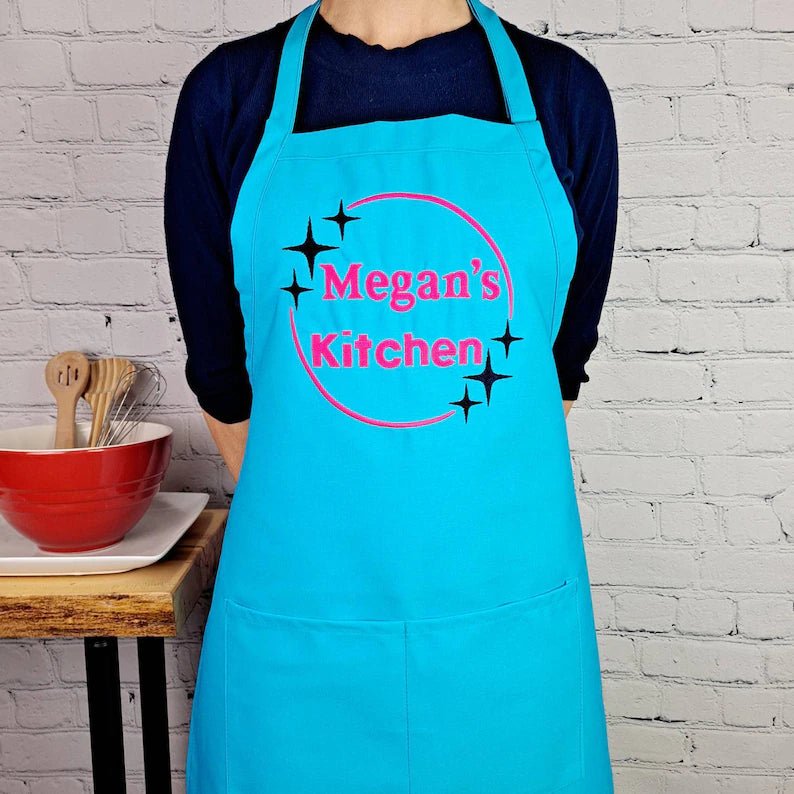 {{product_title}} – {{color}} embroidered kitchen apron