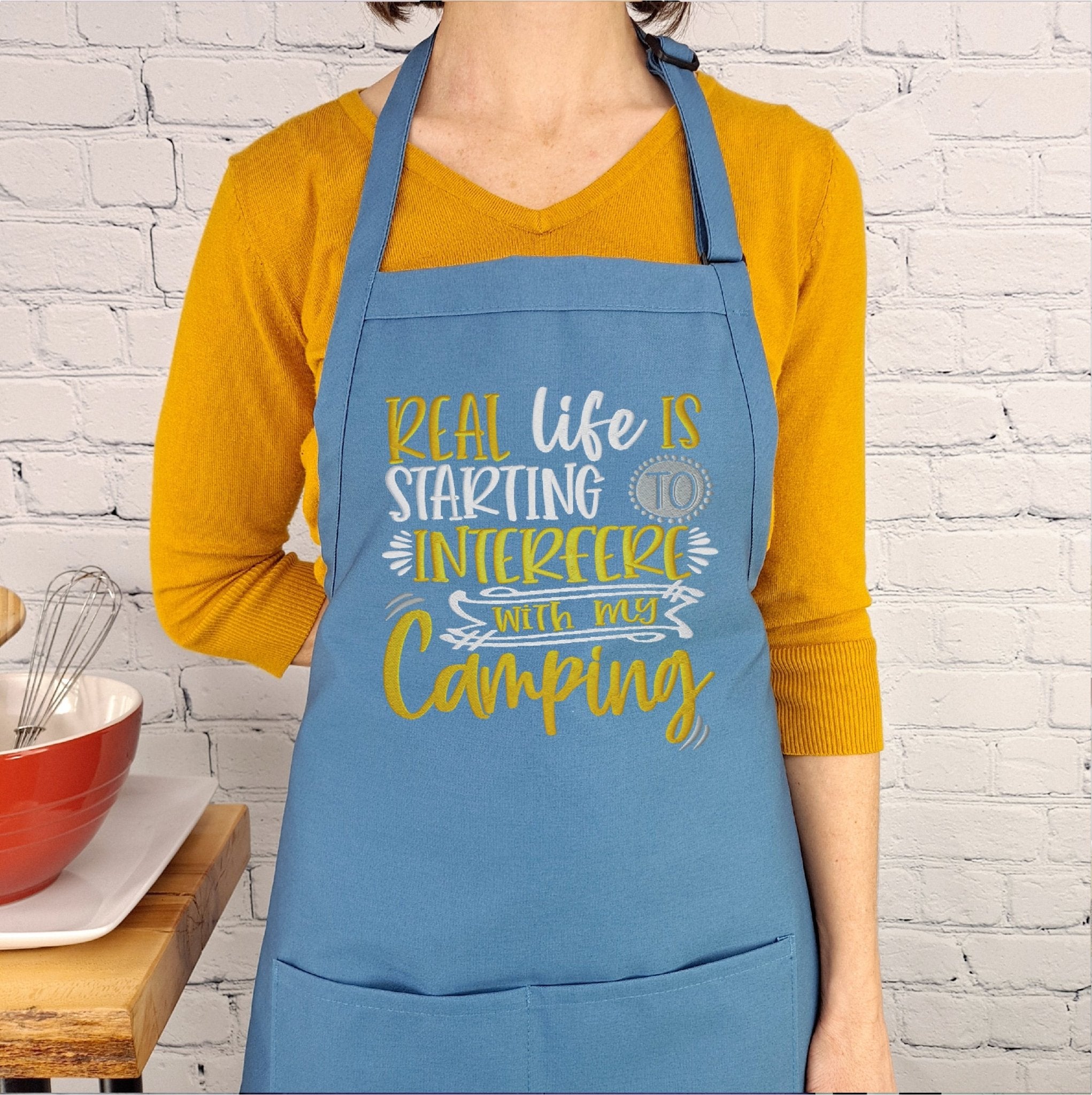 {{product_title}} – {{color}} embroidered kitchen apron
