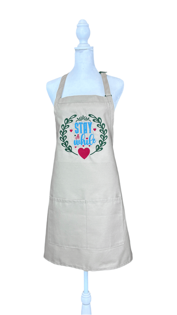 {{product_title}} – {{color}} embroidered kitchen apron