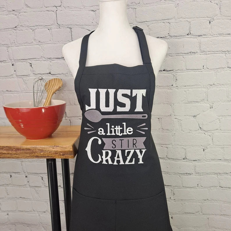 {{product_title}} – {{color}} embroidered kitchen apron