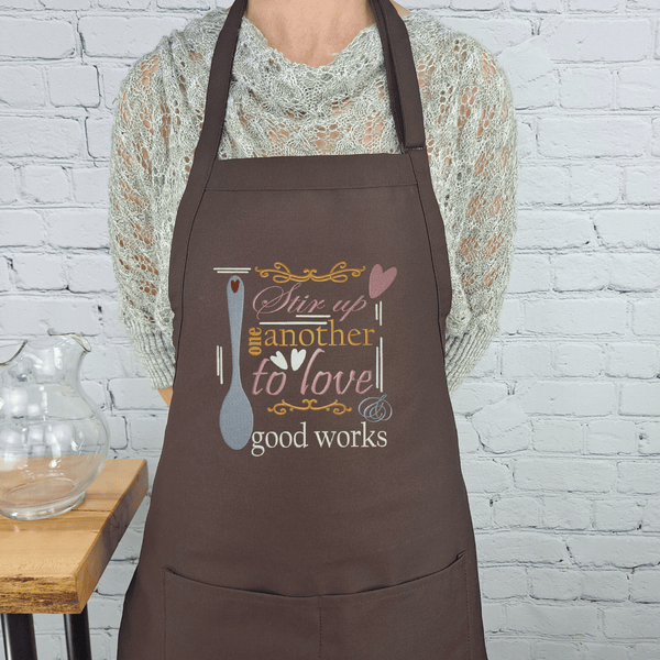{{product_title}} – {{color}} embroidered kitchen apron