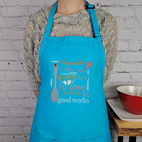 {{product_title}} – {{color}} embroidered kitchen apron