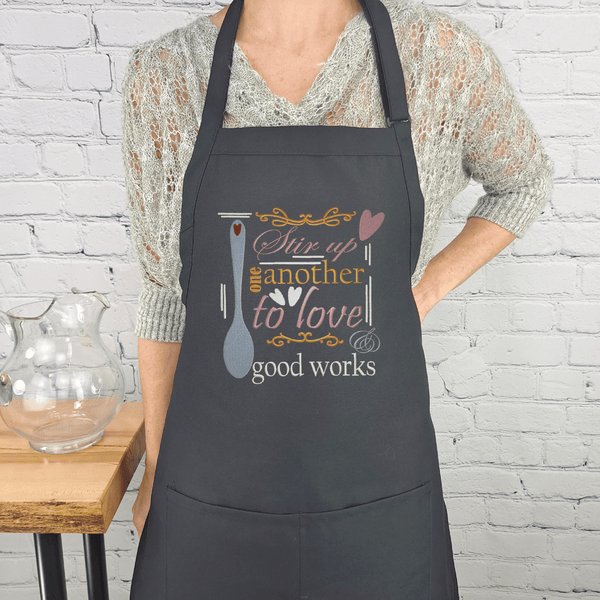 {{product_title}} – {{color}} embroidered kitchen apron