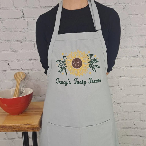 {{product_title}} – {{color}} embroidered kitchen apron