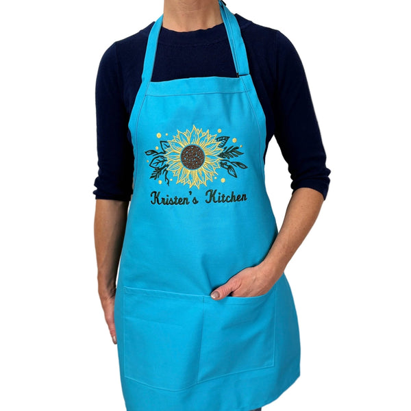 {{product_title}} – {{color}} embroidered kitchen apron