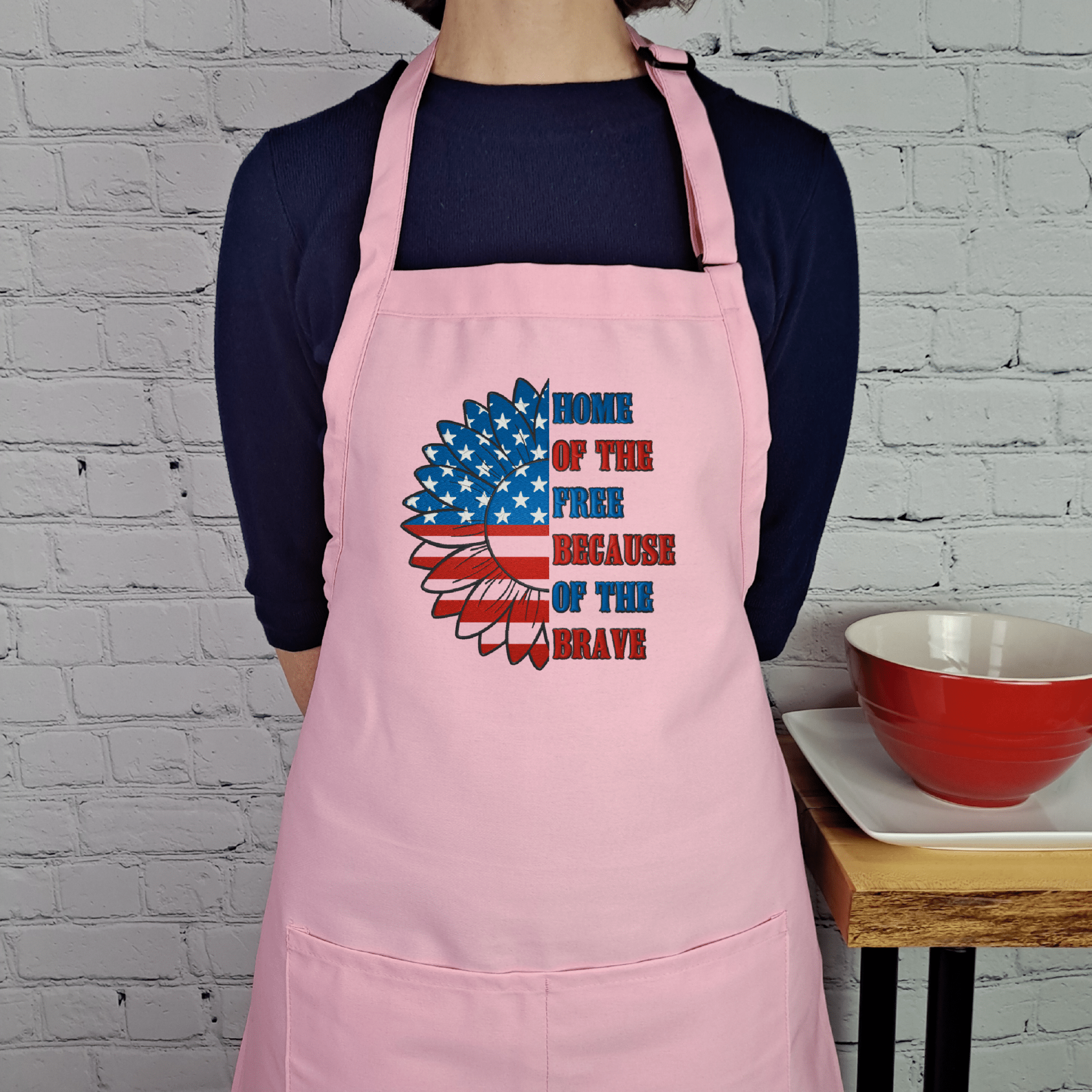 {{product_title}} – {{color}} embroidered kitchen apron