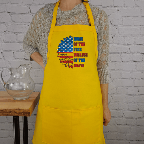 {{product_title}} – {{color}} embroidered kitchen apron