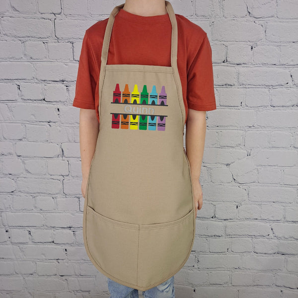 {{product_title}} – {{color}} embroidered kitchen apron