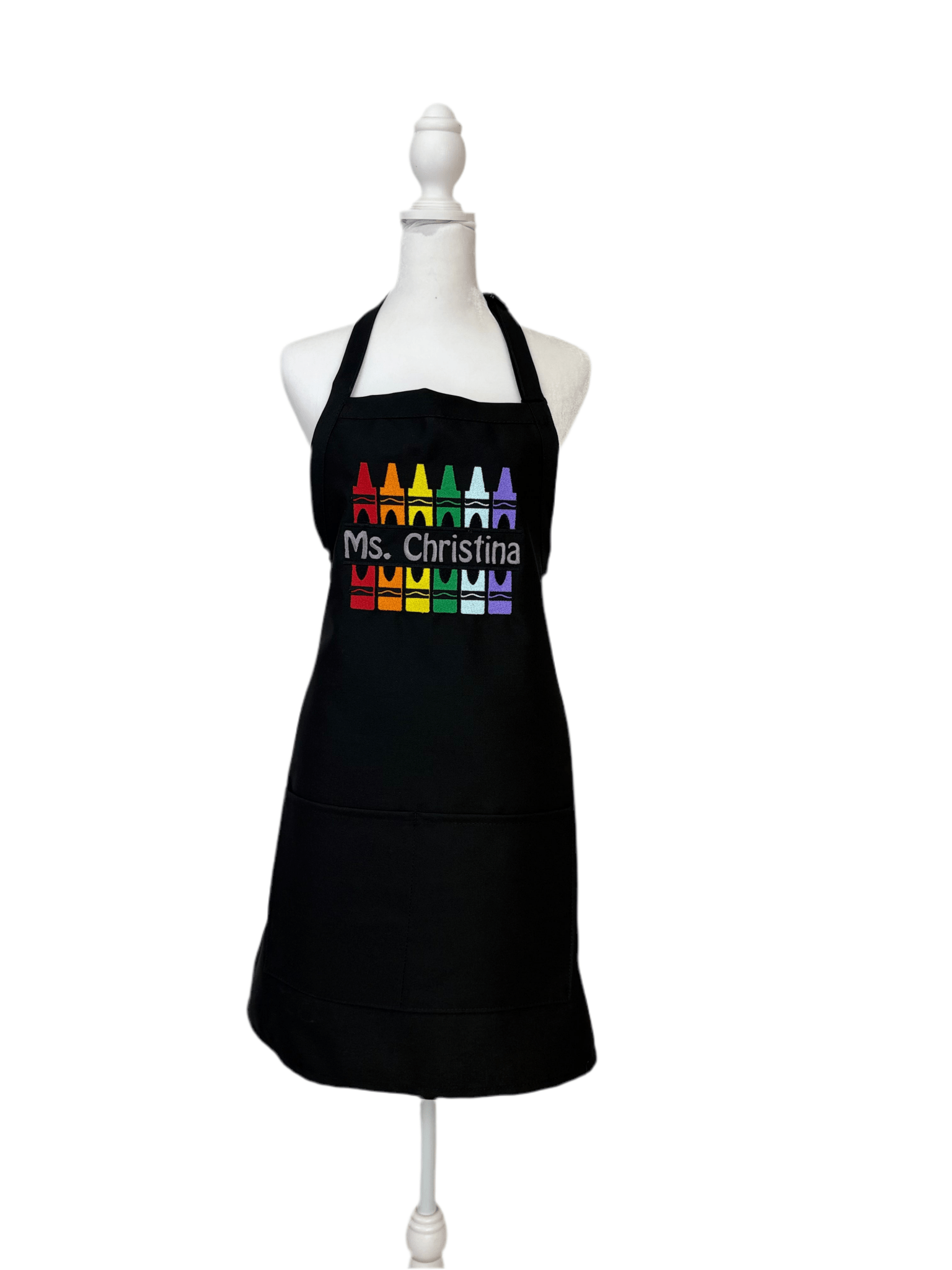 {{product_title}} – {{color}} embroidered kitchen apron