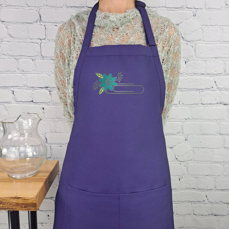 {{product_title}} – {{color}} embroidered kitchen apron