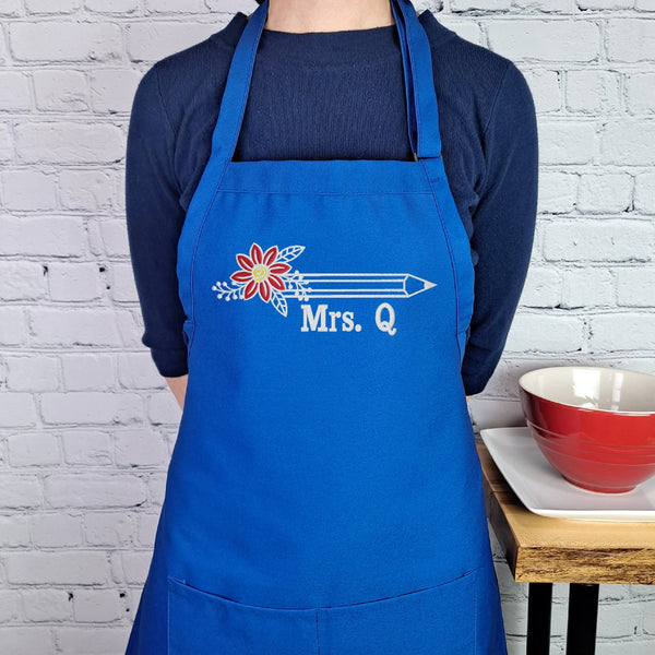 {{product_title}} – {{color}} embroidered kitchen apron
