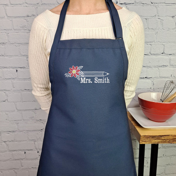 {{product_title}} – {{color}} embroidered kitchen apron