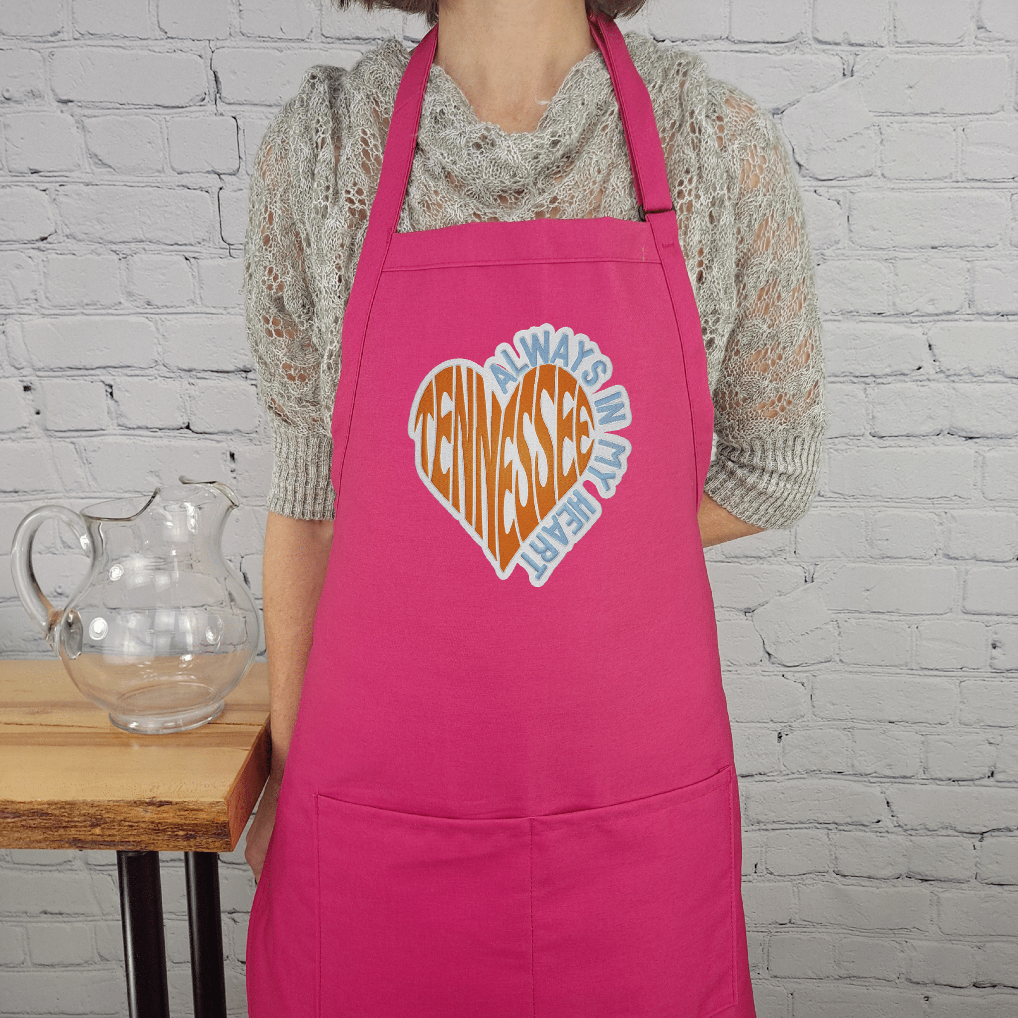 {{product_title}} – {{color}} embroidered kitchen apron