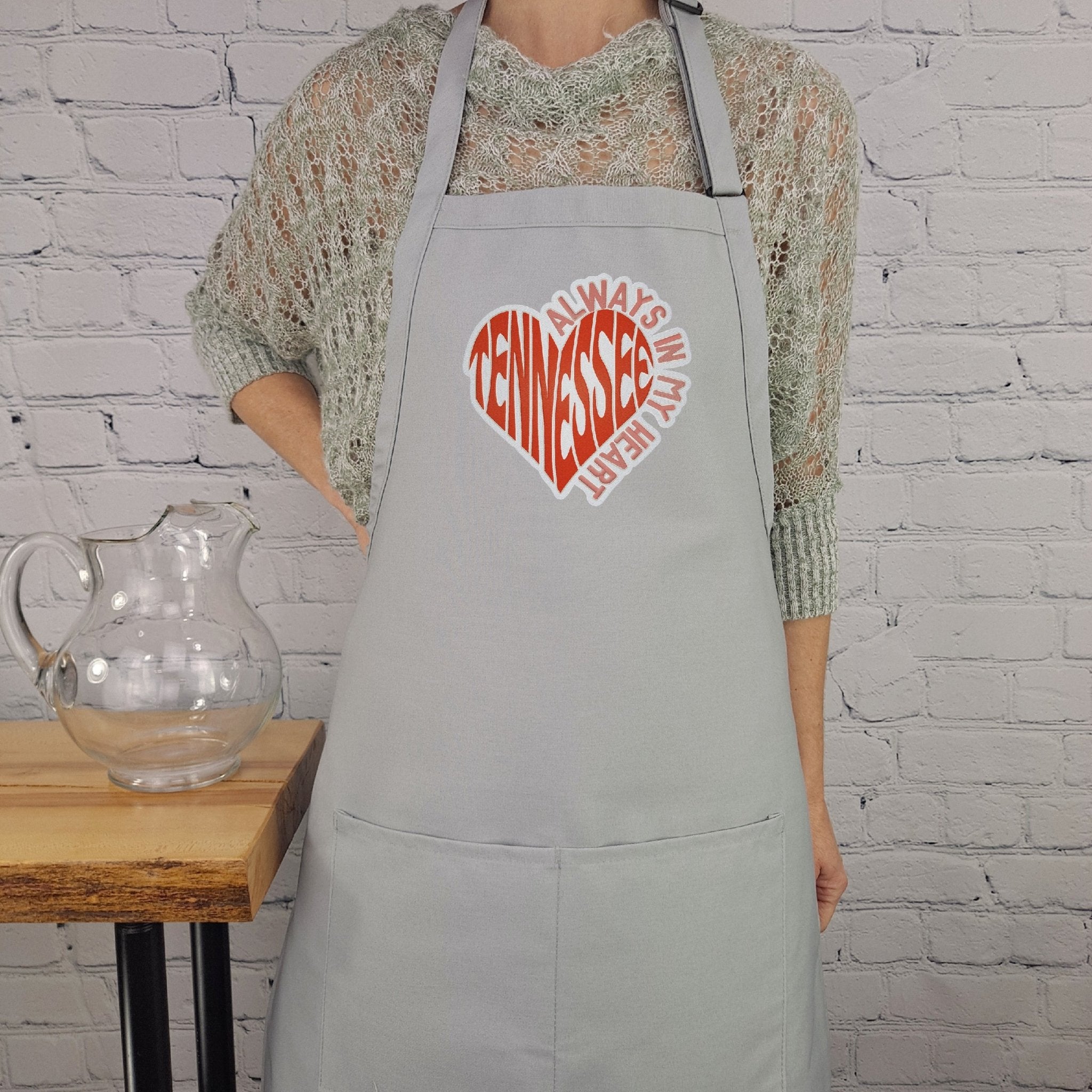{{product_title}} – {{color}} embroidered kitchen apron