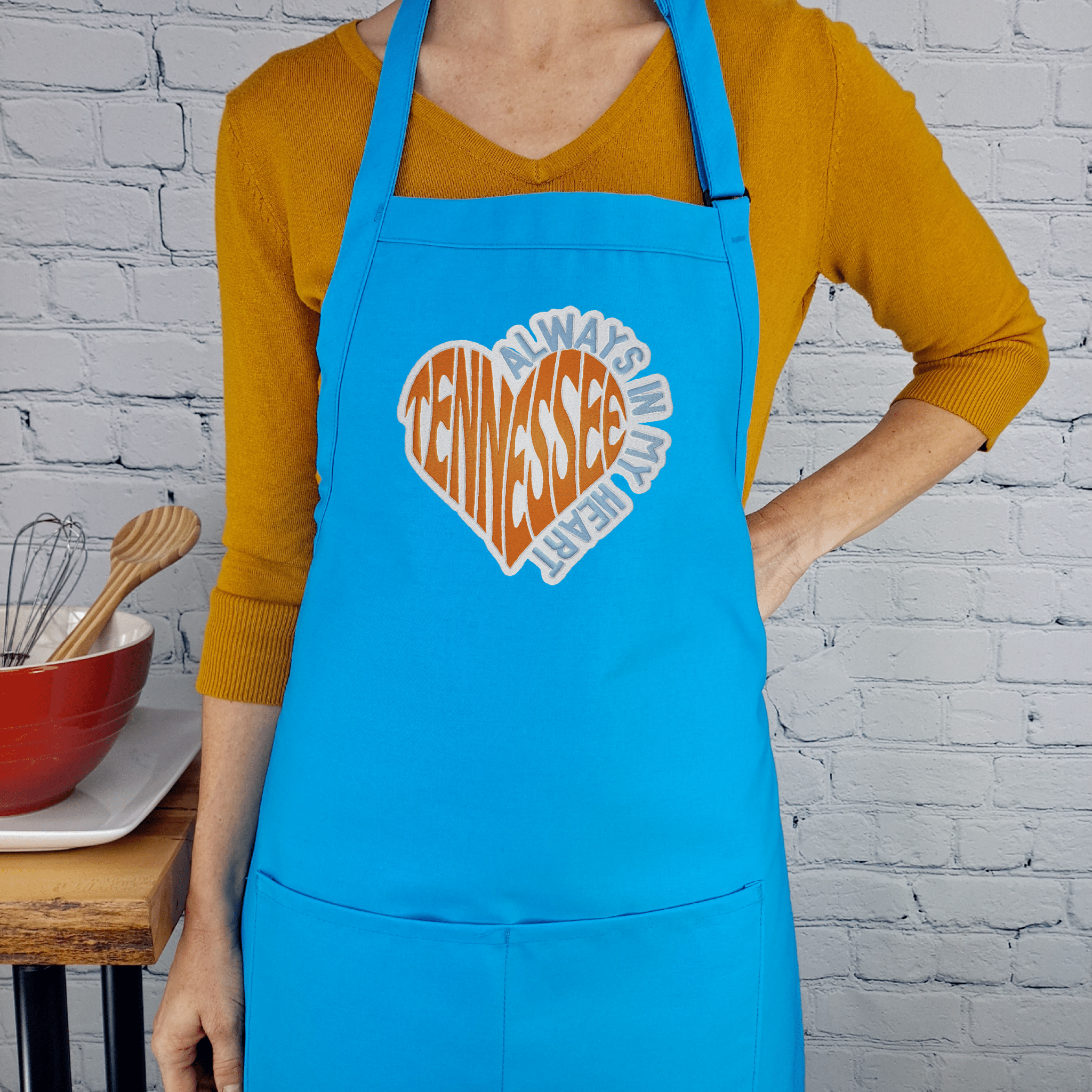 {{product_title}} – {{color}} embroidered kitchen apron