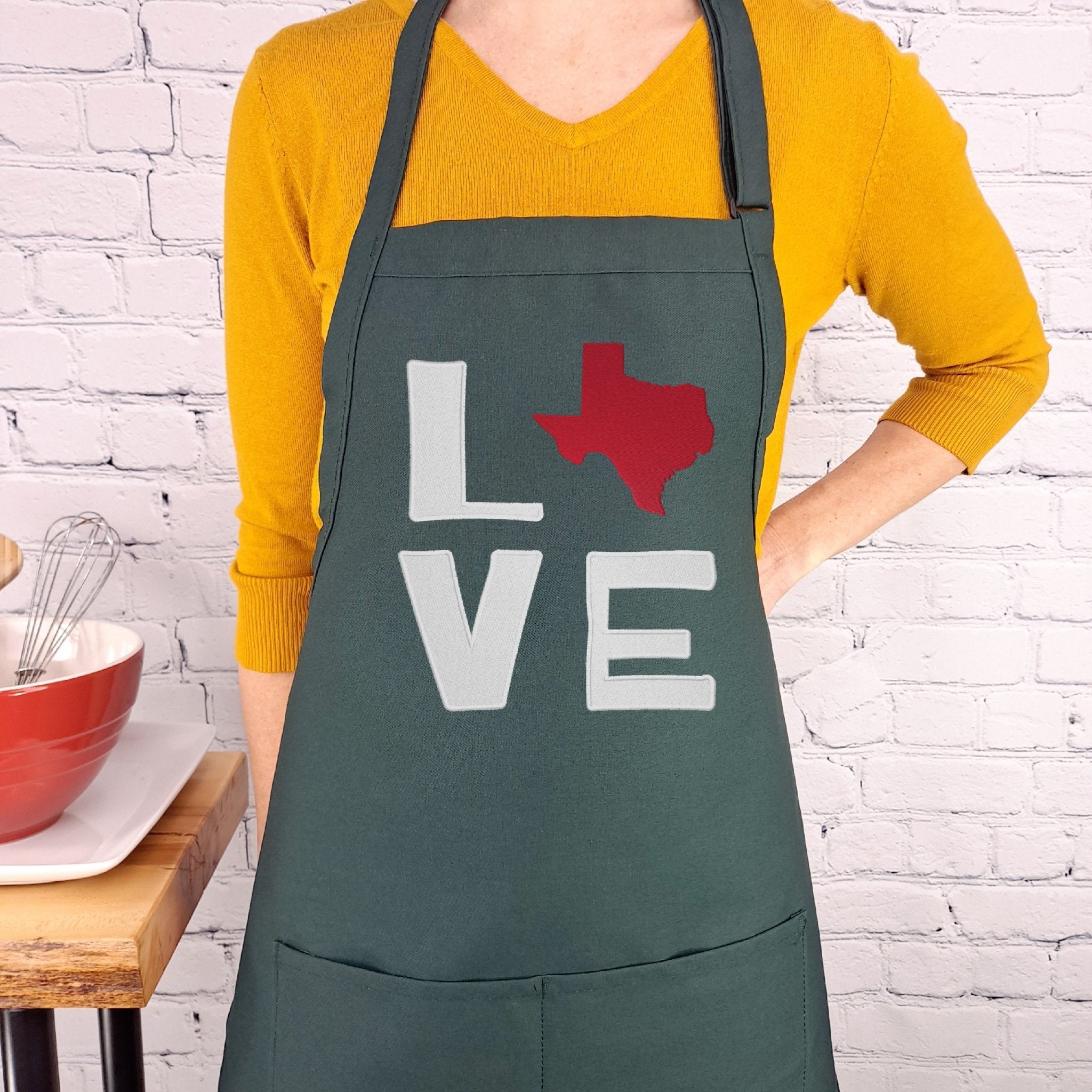 {{product_title}} – {{color}} embroidered kitchen apron