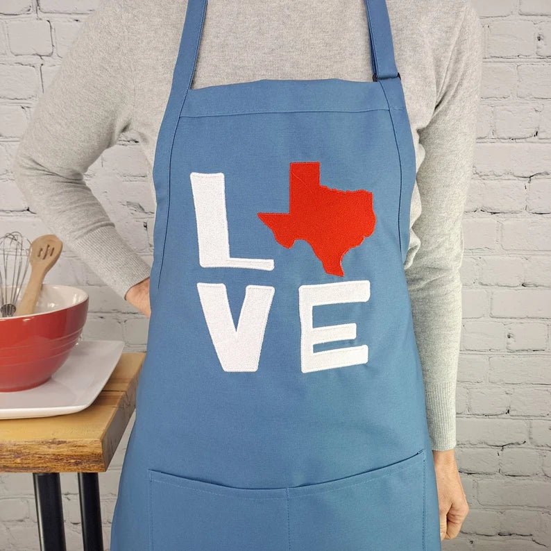 {{product_title}} – {{color}} embroidered kitchen apron