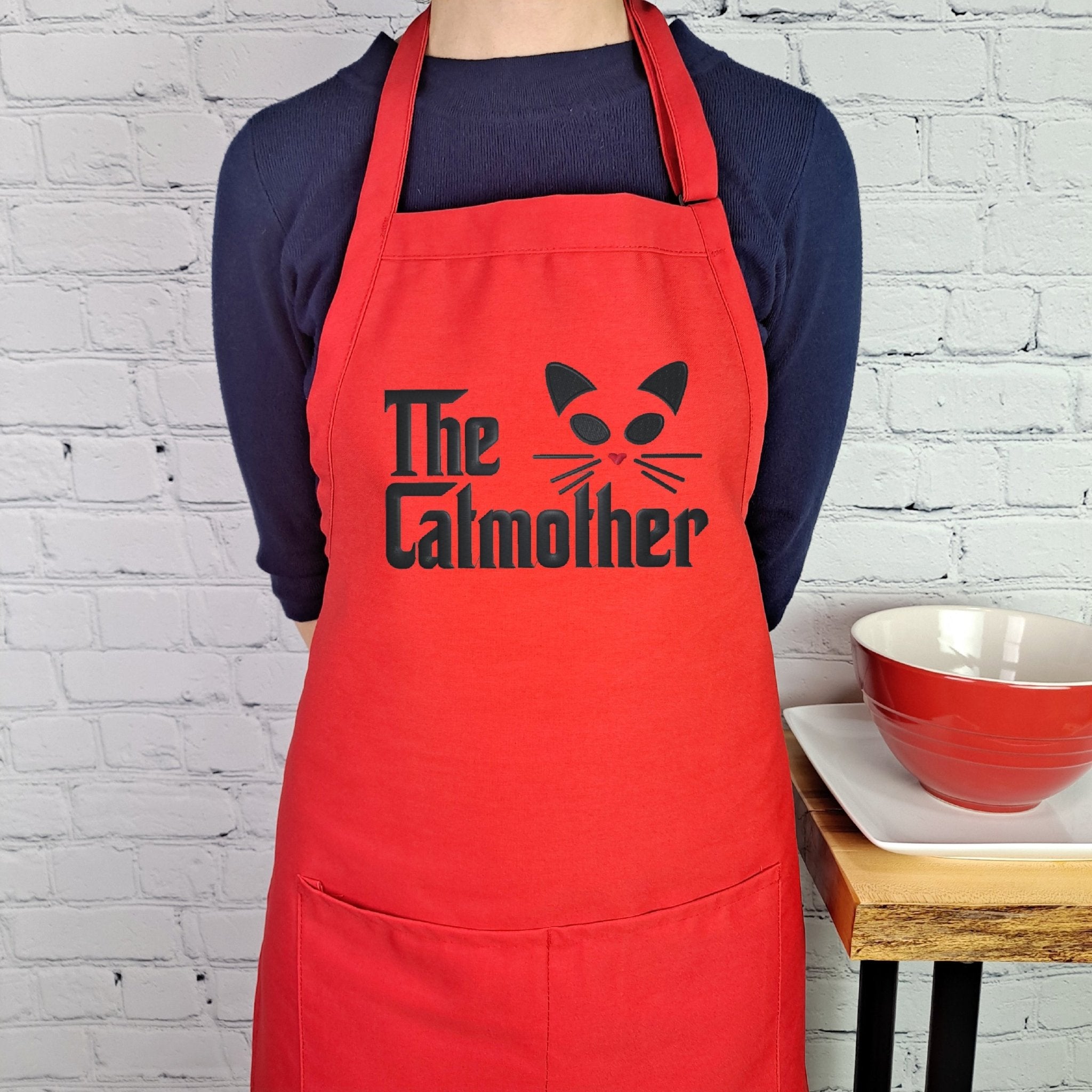 {{product_title}} – {{color}} embroidered kitchen apron