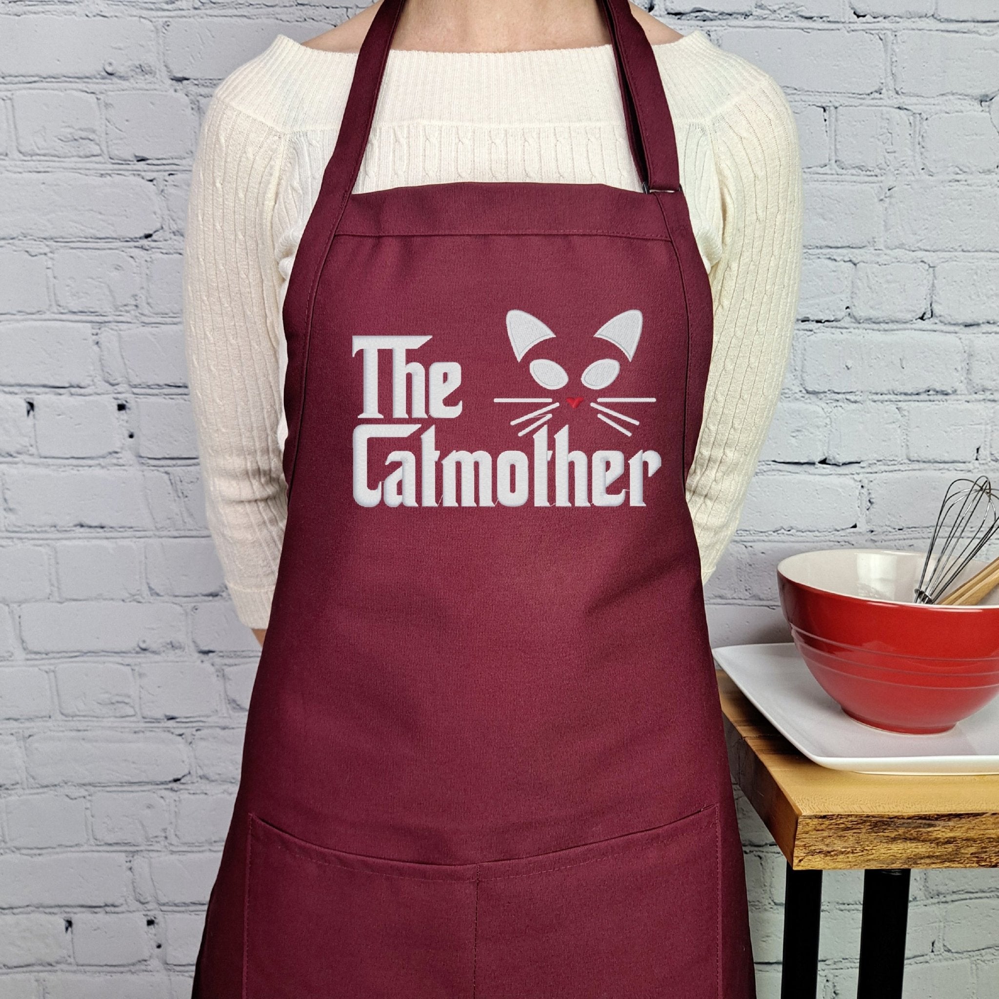 {{product_title}} – {{color}} embroidered kitchen apron